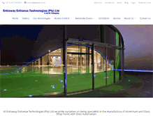 Tablet Screenshot of entraway.co.za